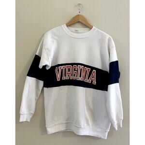 Vintage 80s University of Virginia UVA Cavaliers Crewneck Sweatshirt Large